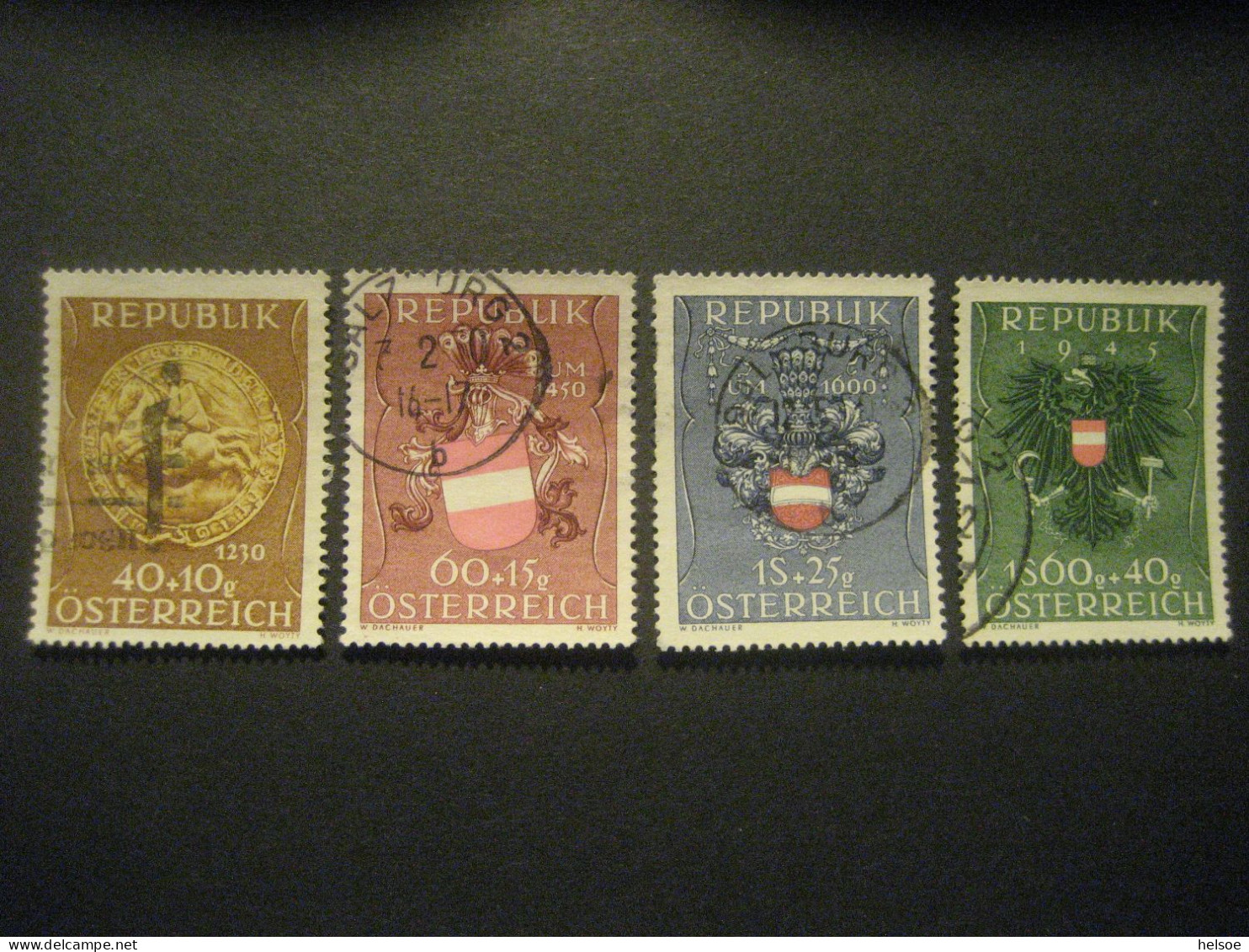 Österreich 1949- Kriegsgefangenenfürsorge, Satz Mi. 937-940 Gebraucht - Ungebraucht