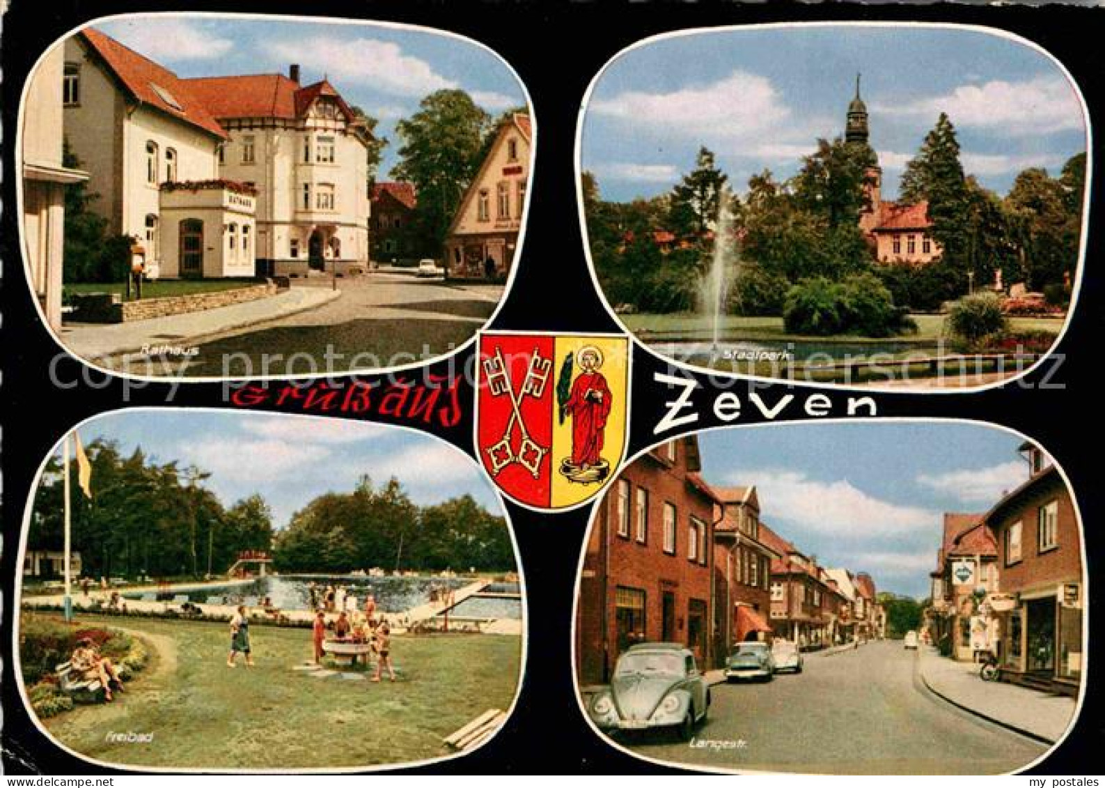 42609135 Zeven Rathaus Stadtpark Freibad Langestrasse Zeven - Zeven