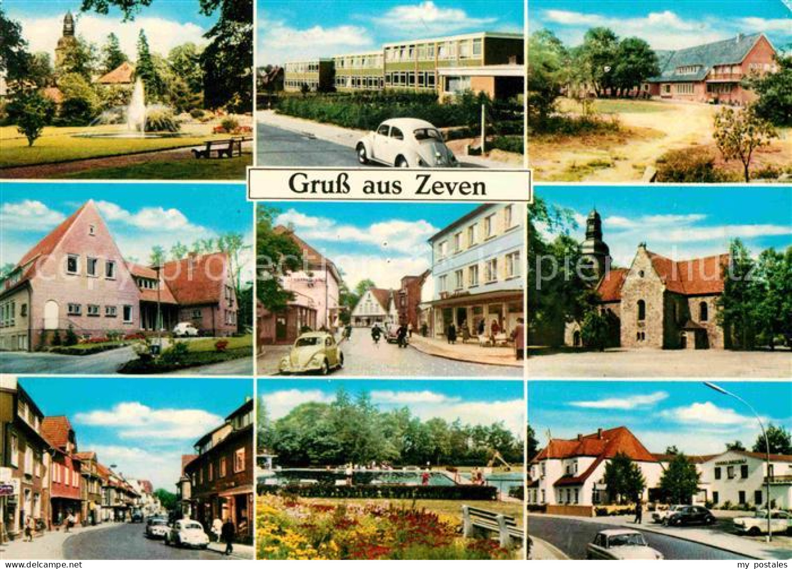 42609134 Zeven Ortsansichten Schwimmbad Schloss  Zeven - Zeven
