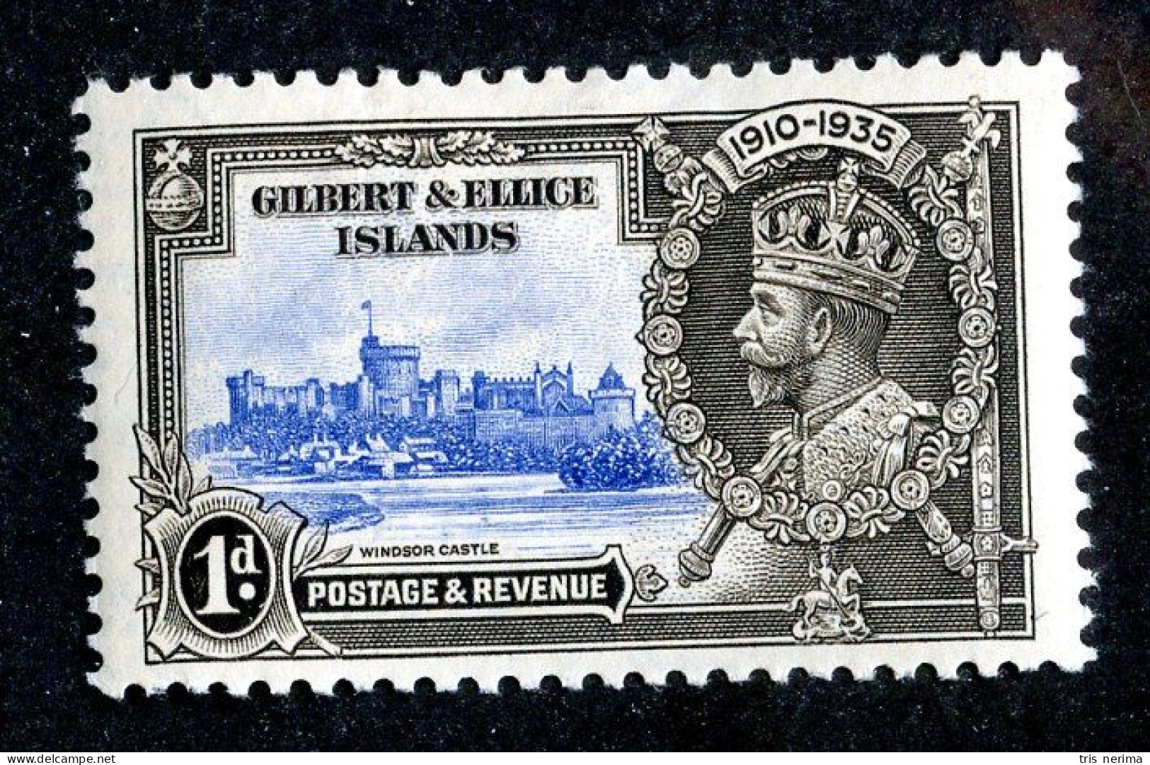 ( 203-Jub )  1935 Scott #33 M* (offers Welcome) - Islas Gilbert Y Ellice (...-1979)