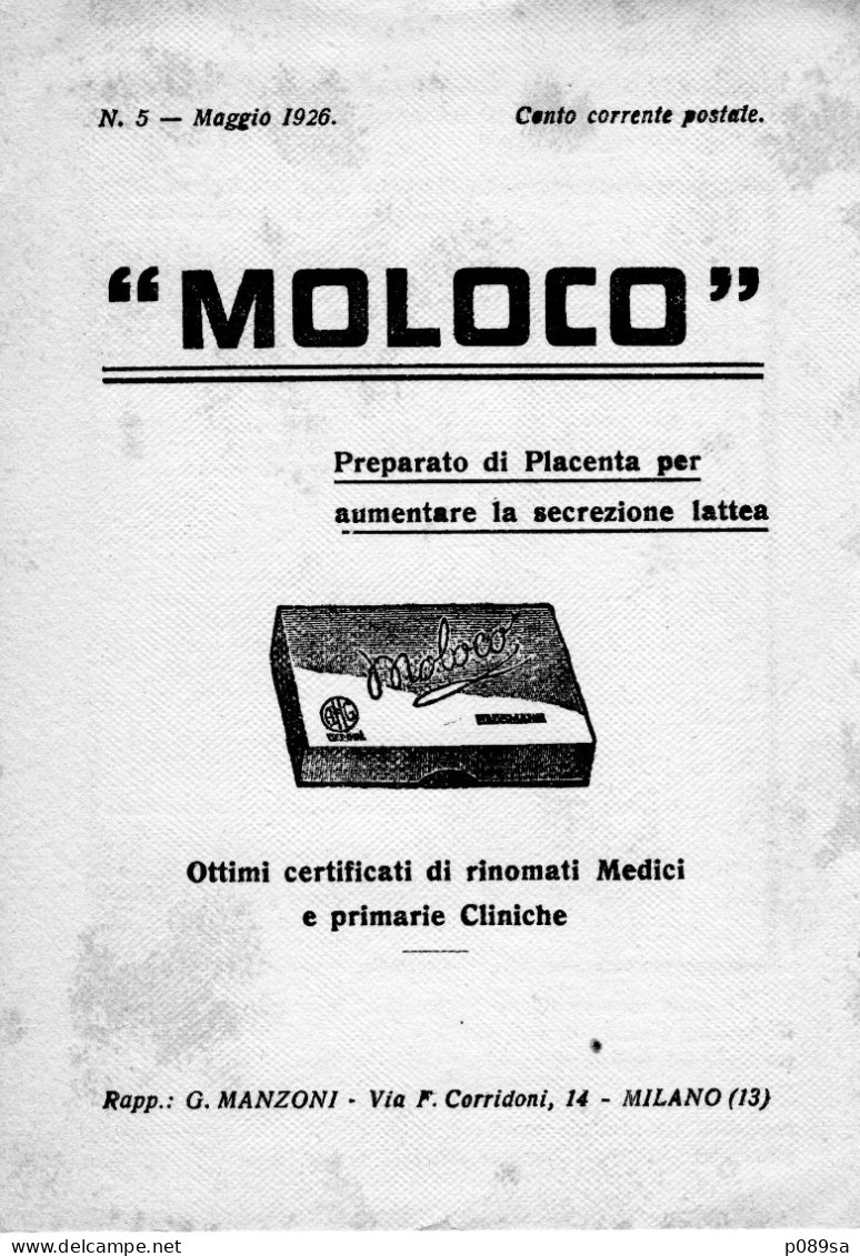 CARTA ASSORBENTE MOLOCO 1926 - M