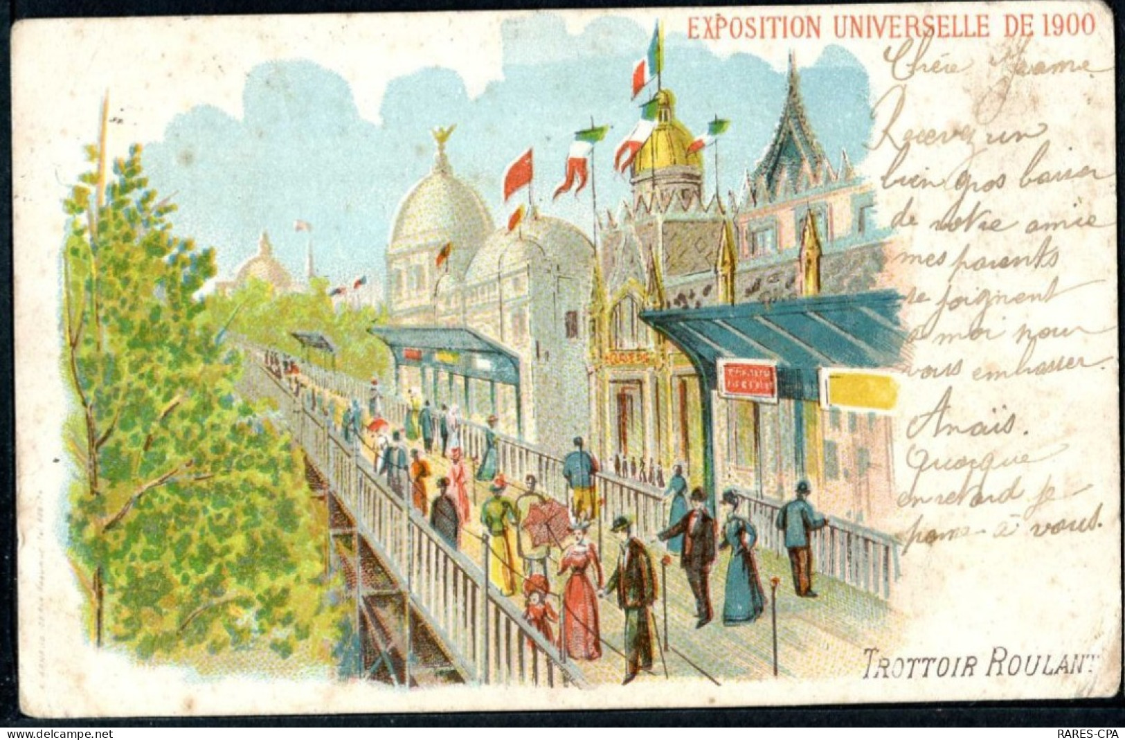 75 EXPOSITION UNIVERSELLE DE 1900 - TROTTOIR ROULANT - Expositions