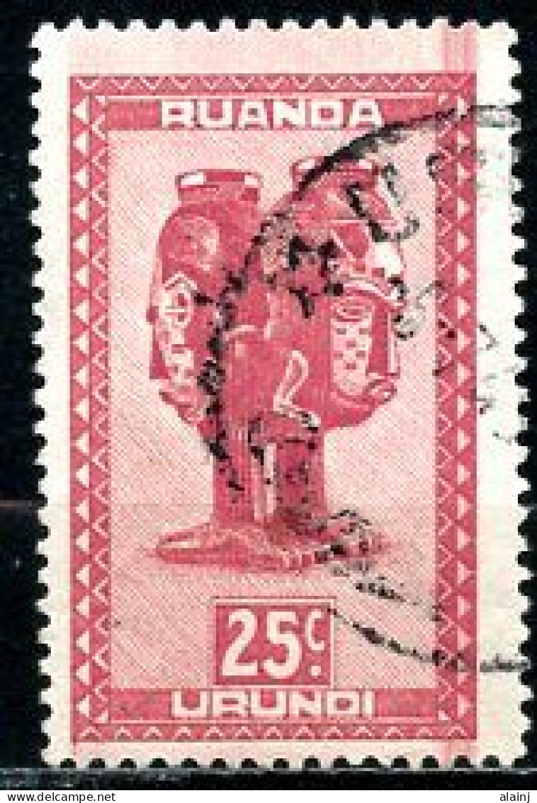 Ruanda - Urundi  157   Obl   ---   Cachet USUMBURA - Usati