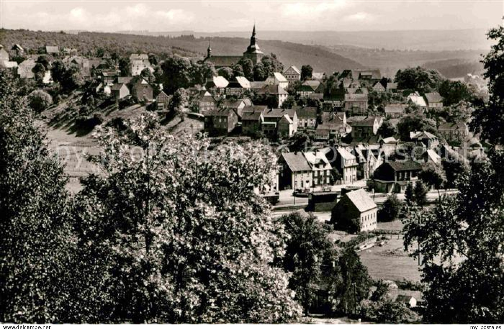 42608212 Bad Belecke Panorama Kirche Allagen - Warstein