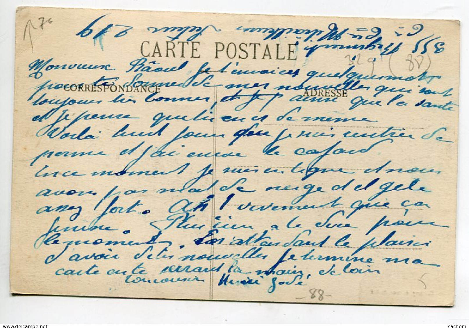 88 PLAINFAING Anim Devant Commerce " Pharmacie "  Place Route De Valtin   écrite Vers 1914 D05 2022 - Plainfaing