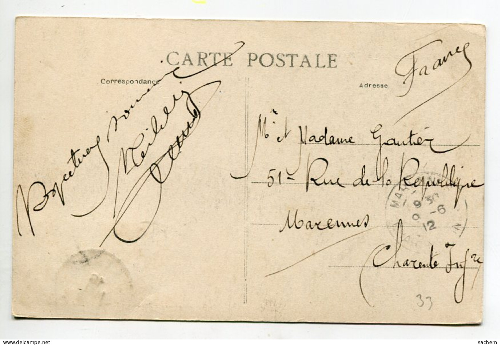CONGO Belge MATADI  La Banque Du Congo Belge  Batiment écrite En 1912 Timbrée  /D07 2022 - Congo Belge