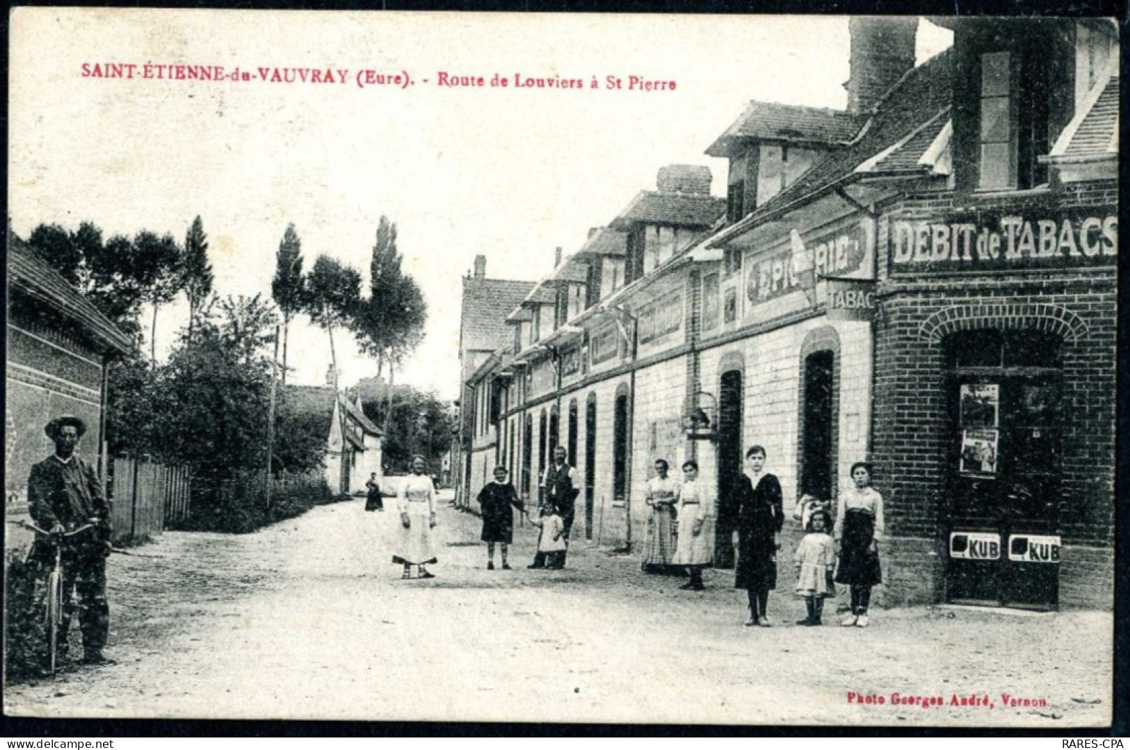 27 SAINT ETIENNE DU VAUVRAY - ROUTE DE LOUVIERS A ST PIERRE - EPICERIE - DEBIT DE TABACS - Sonstige & Ohne Zuordnung