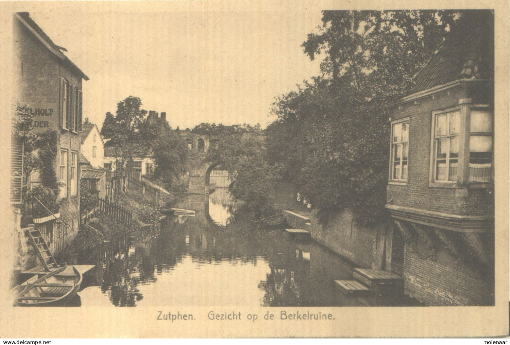 Postkaarten > Europa > Nederland > Gelderland > Zutphen Gezicht Op De Berkelruine Gebruikt (13245) - Zutphen