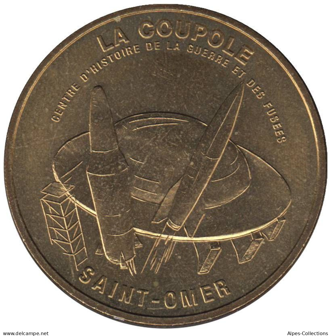 62-0181 - JETON TOURISTIQUE MDP - Saint-Omer - La Coupole Fusées V1-V2 - 2004.1 - 2004