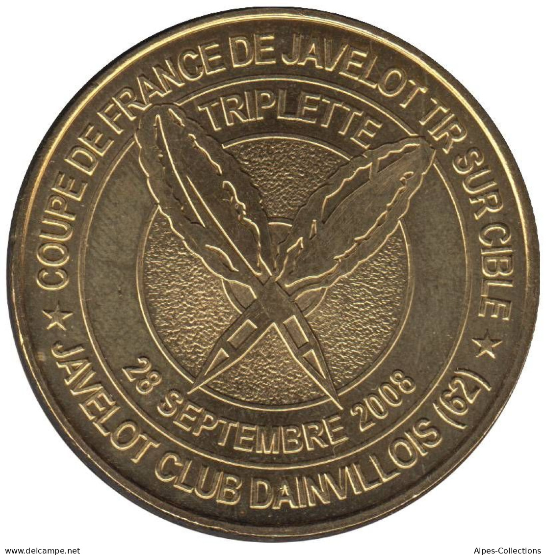 62-0809 - JETON TOURISTIQUE MDP - Coupe De France De Javelot - 2008.1 - 2008