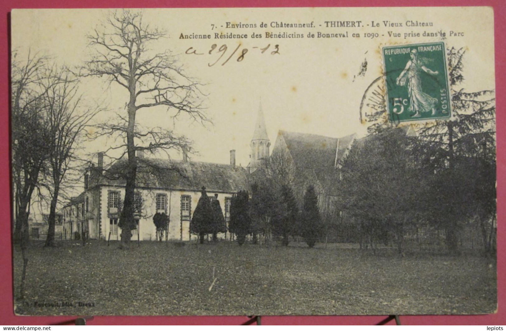 28 - Environs De Châteauneuf - Thimert - Le Vieux Château - Ancienne Résidence Des Bénédictins De Bonneval - Parc - Châteauneuf