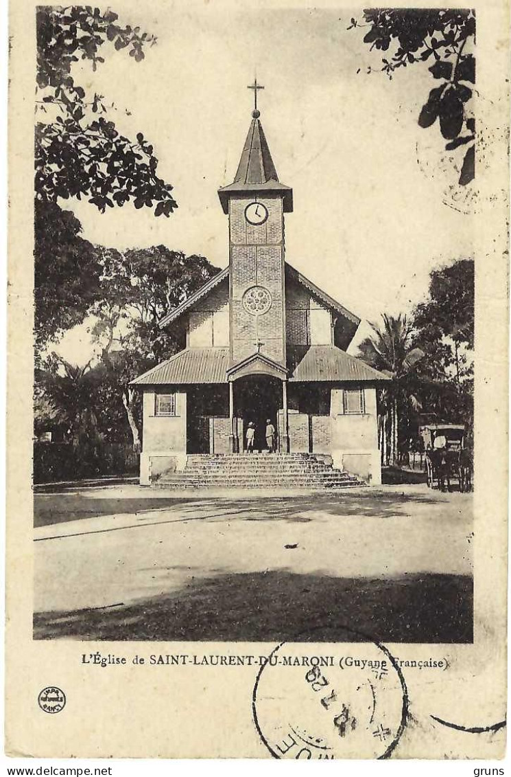 Eglise De St Laurent Du Maroni (Guyane Francaise), Rare Avec Cet éditeur - Saint Laurent Du Maroni