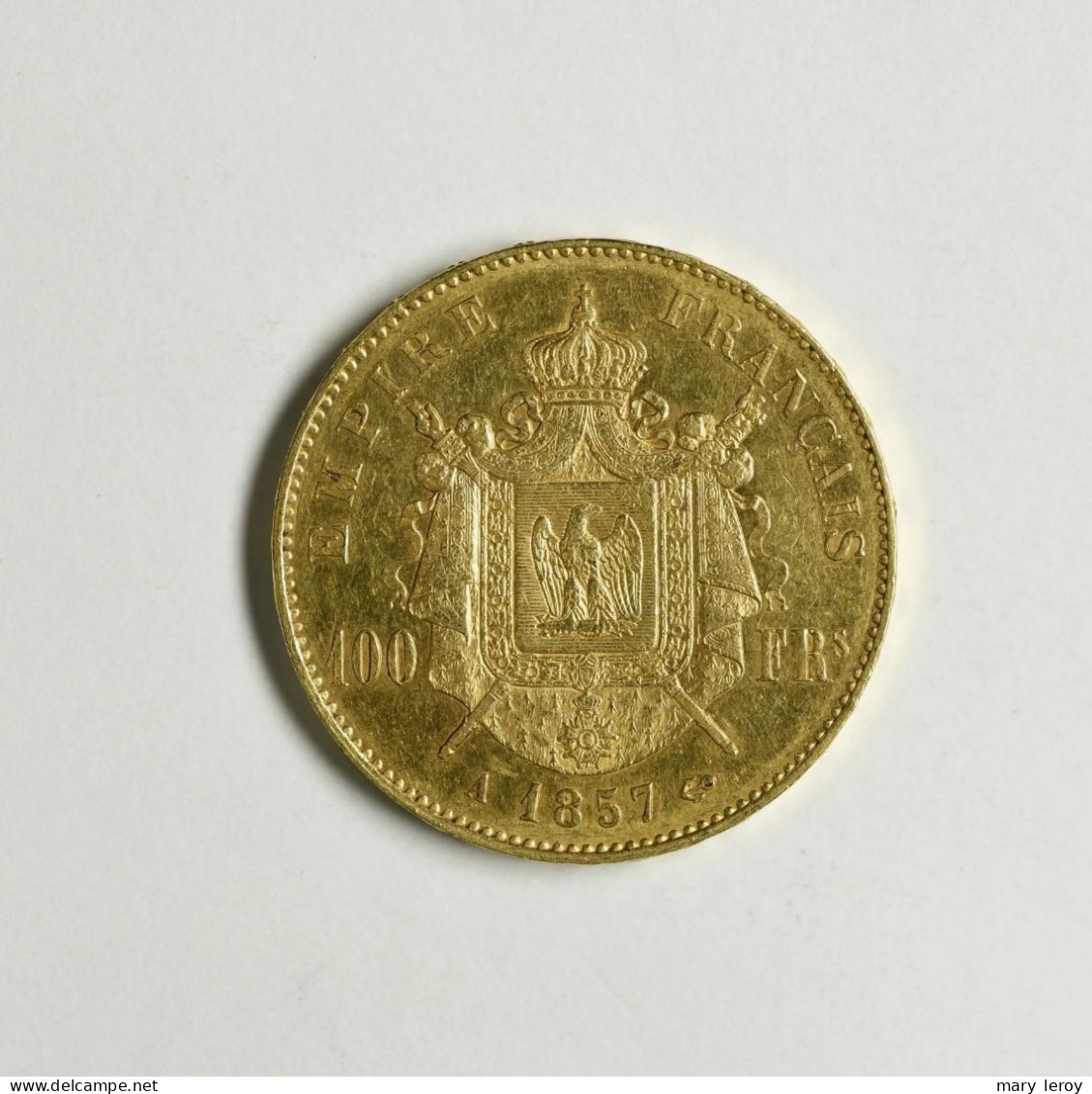 Superbe & Rare Pièce De 100 Francs Or Napoléon III Paris 1857 G. 1135 - 100 Francs-or
