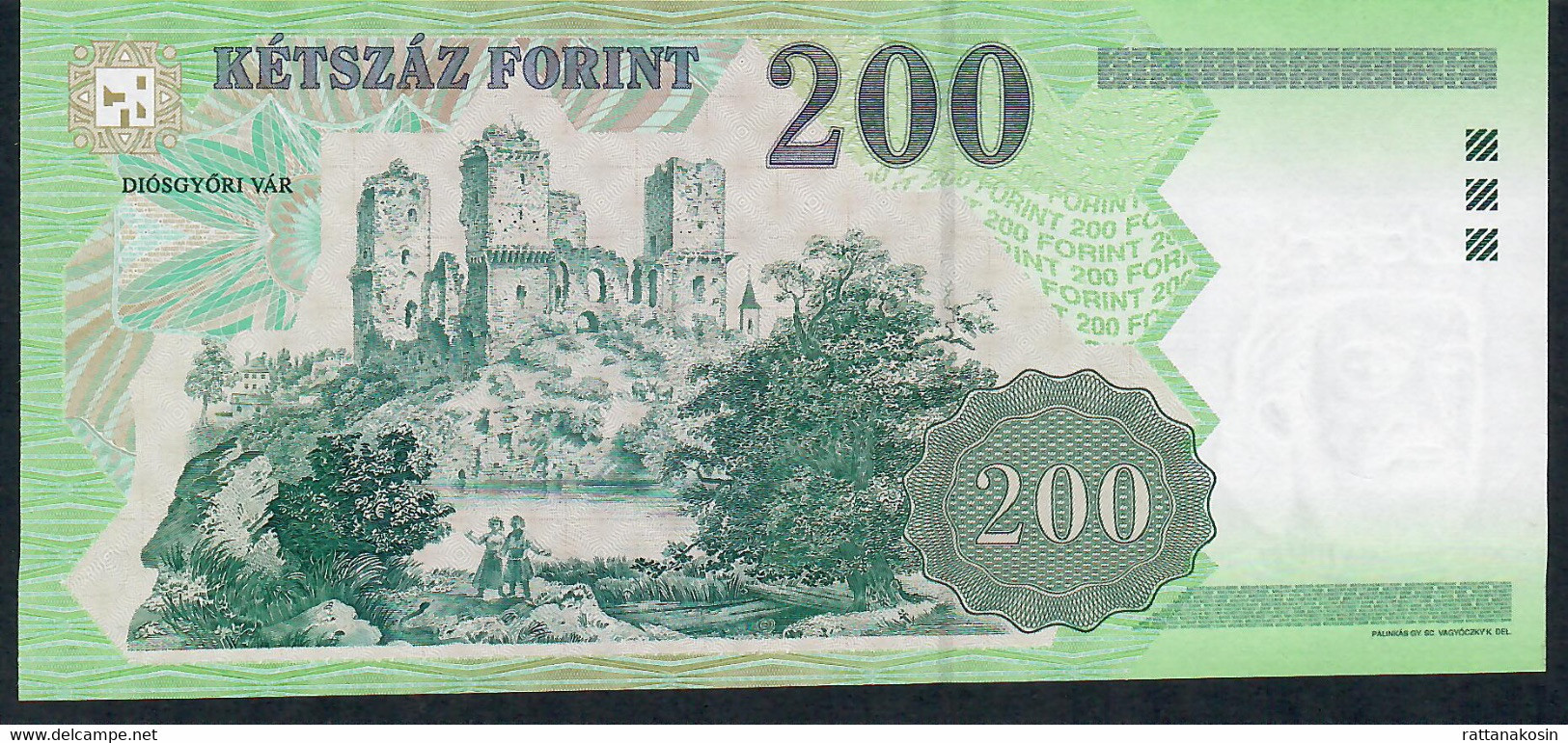 HUNGARY P187c 200 FORINT 2003 #FA  UNC - Ungheria