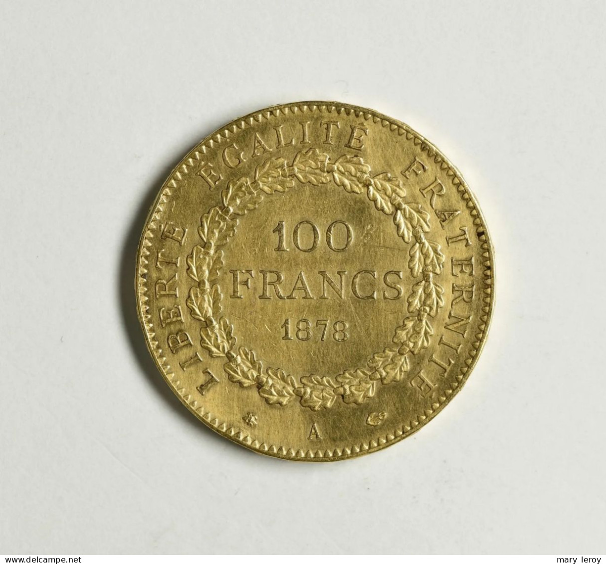 Superbe & Rare Pièce De 100 Francs Or Génie Paris 1878 G. 1137 - 100 Francs (or)