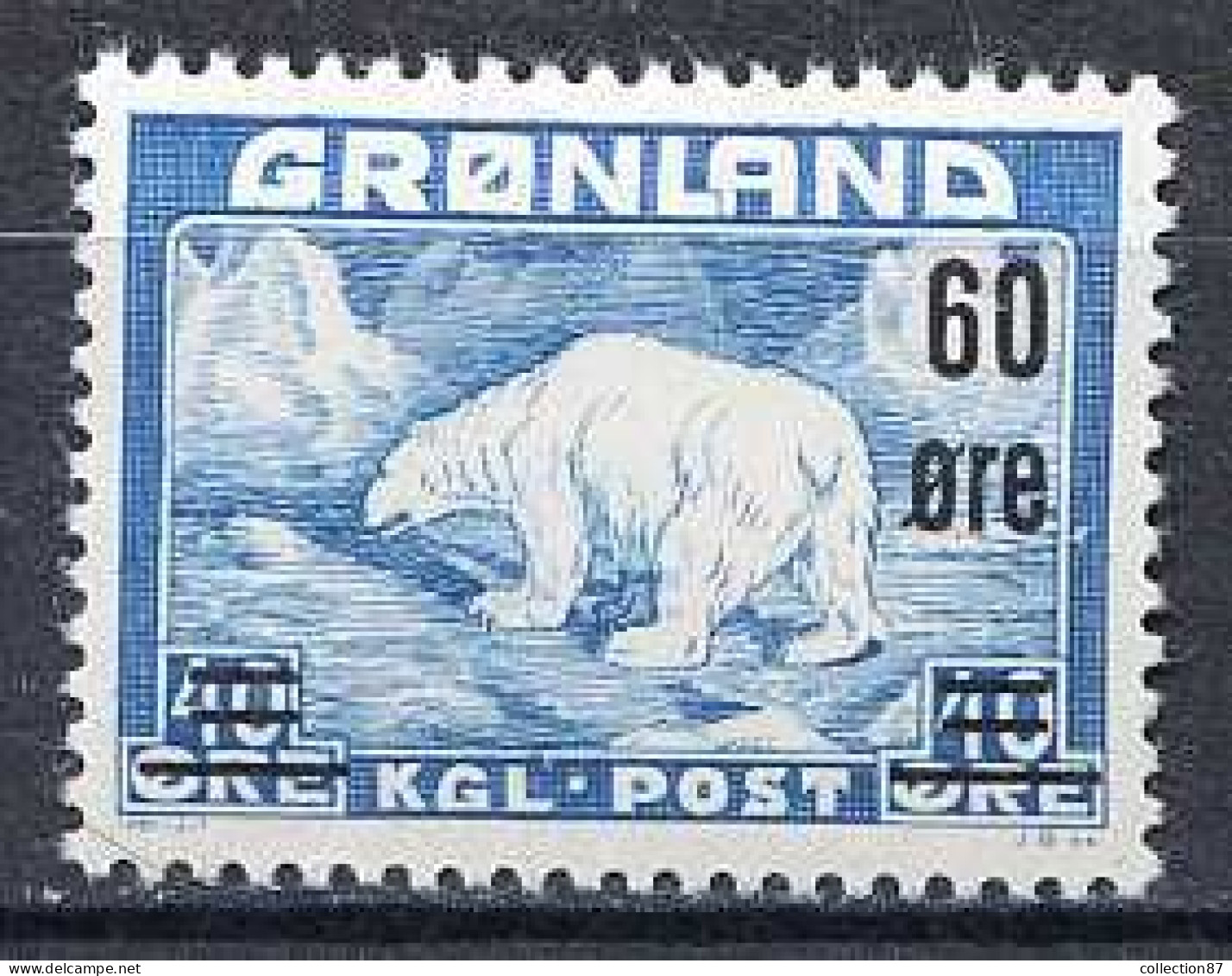 Réf 79 < GROENLAND < Yvert N° 28 * - MH * < Ours Polaire - Unused Stamps