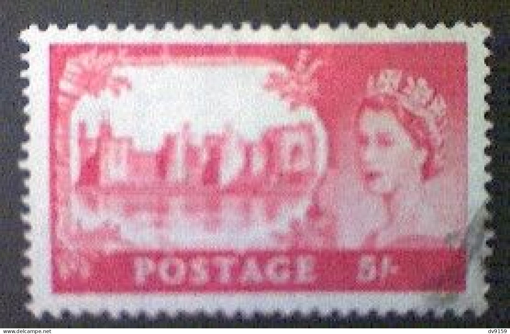 Great Britain, Scott #310, Used(o),1958, Castles: Caernarvon, 5/, Crimson - Usati