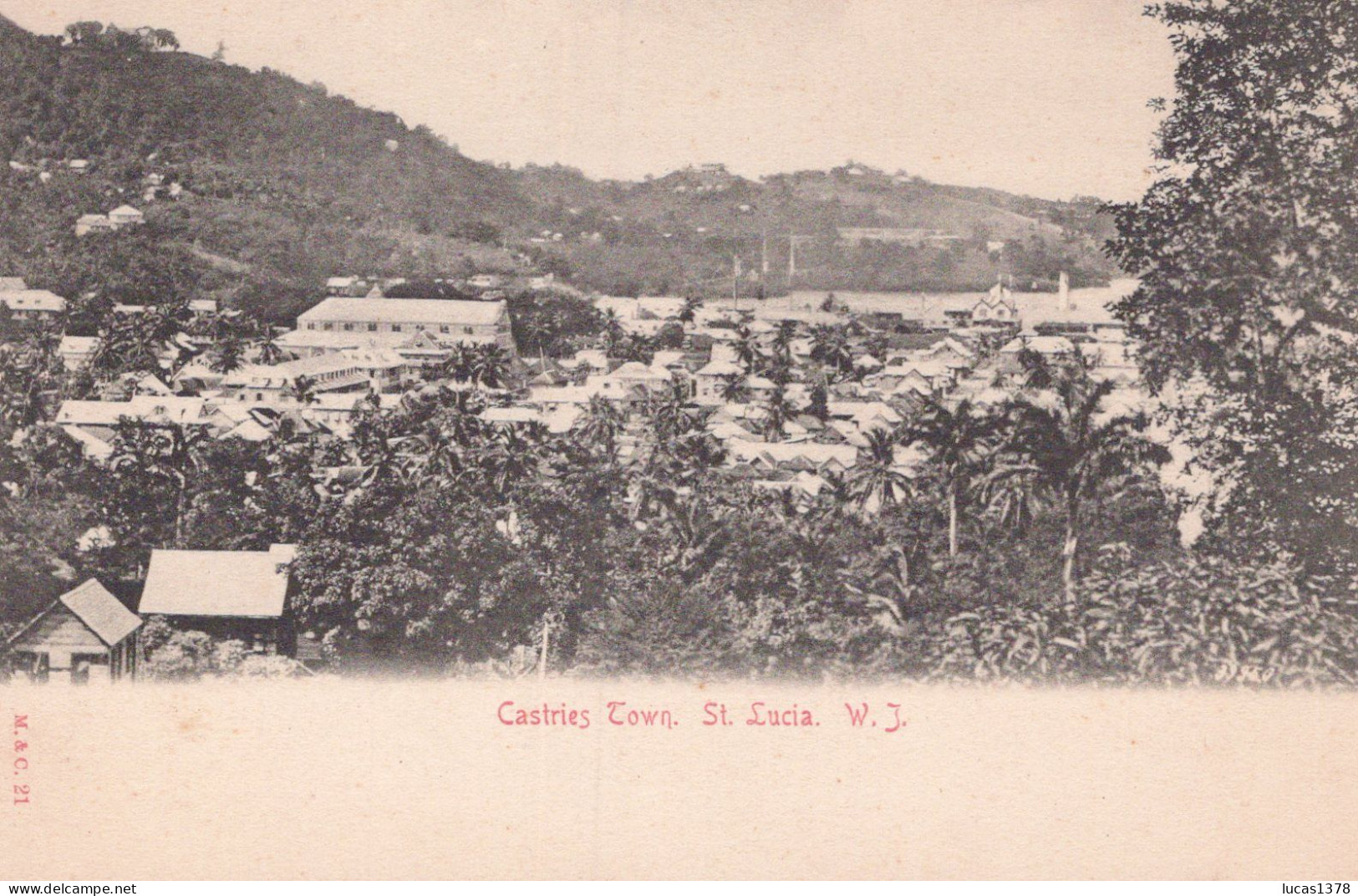 ST LUCIA / CASTRIES TOWN / M§C 21 - Santa Lucía