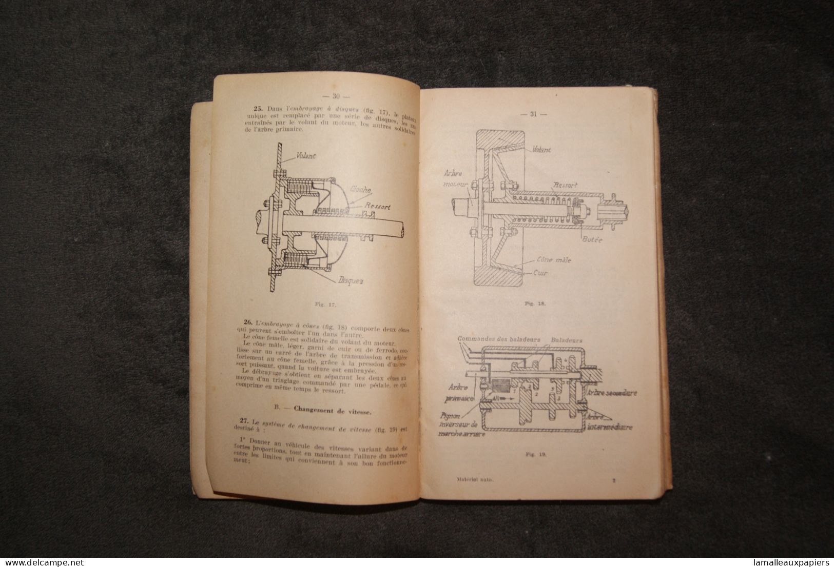 Instruction Sur Le Matériel Automobile Et Sur La Conduite Des Véhicules (Ministère De La Guerre 1935) - Französisch