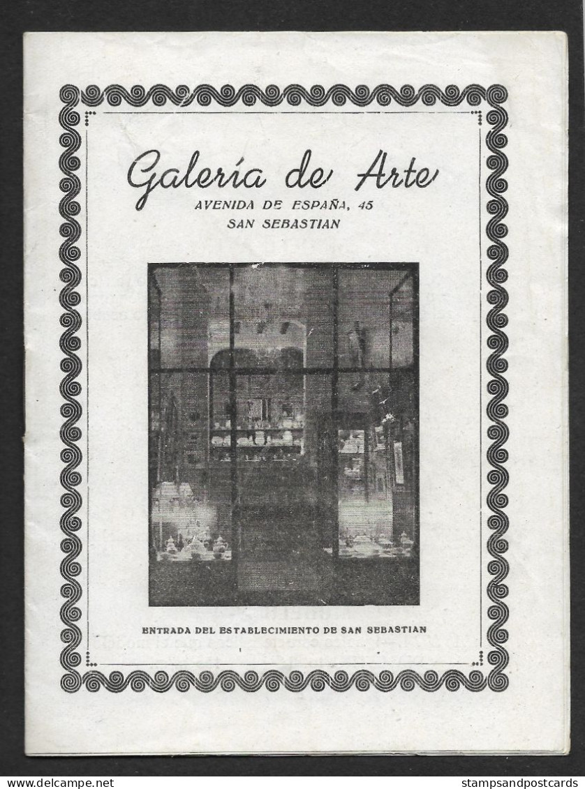 Brochure Catalogo Galeria De Arte San Sebastian Pais Vasco Pays Basque Brochure Catalogue - España