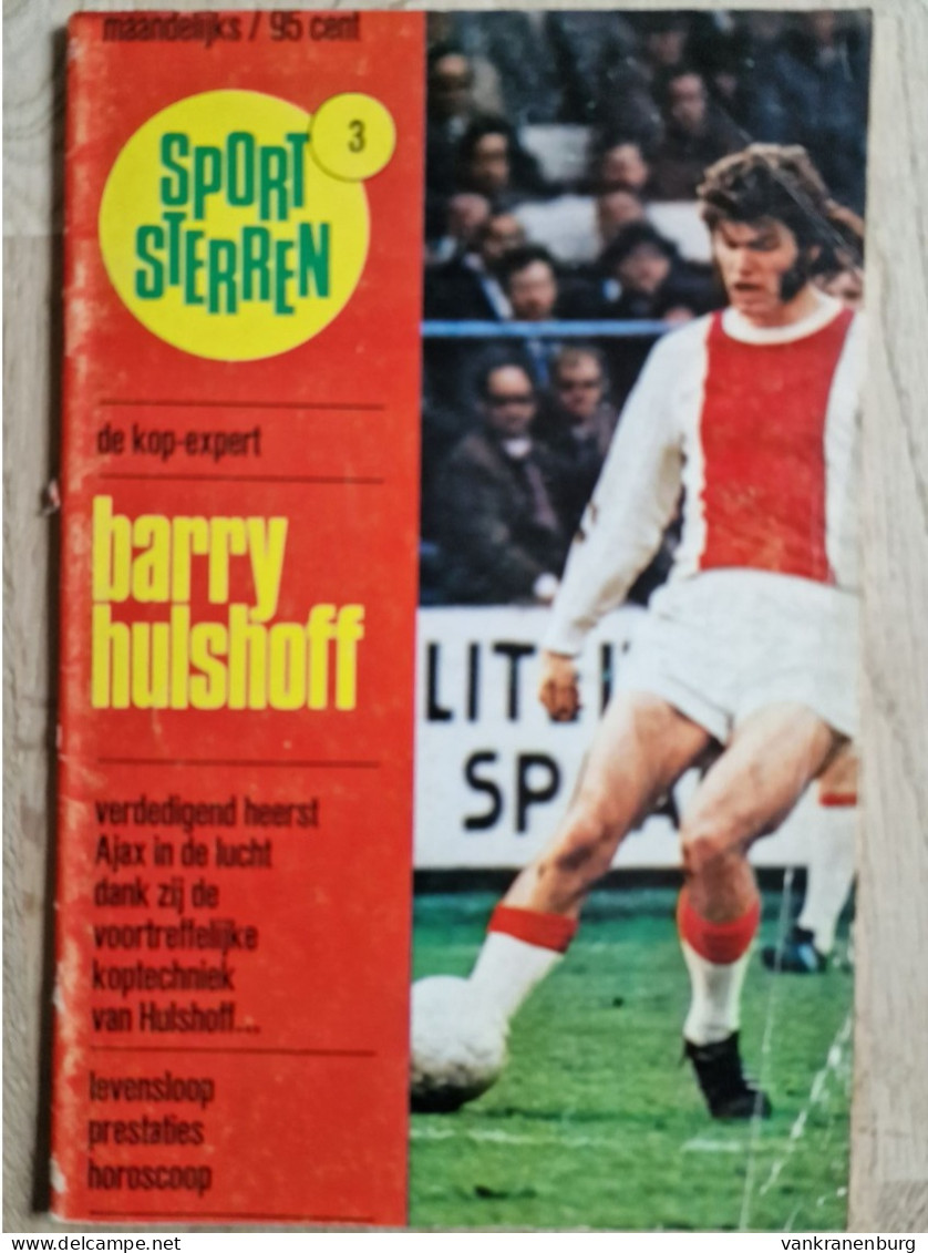 Magazine Sportsterren 3 - Barry Hulshoff - Ajax - 1972 - Football Fussball Soccer Voetbal - MVV Maastricht Grazer AK - Boeken