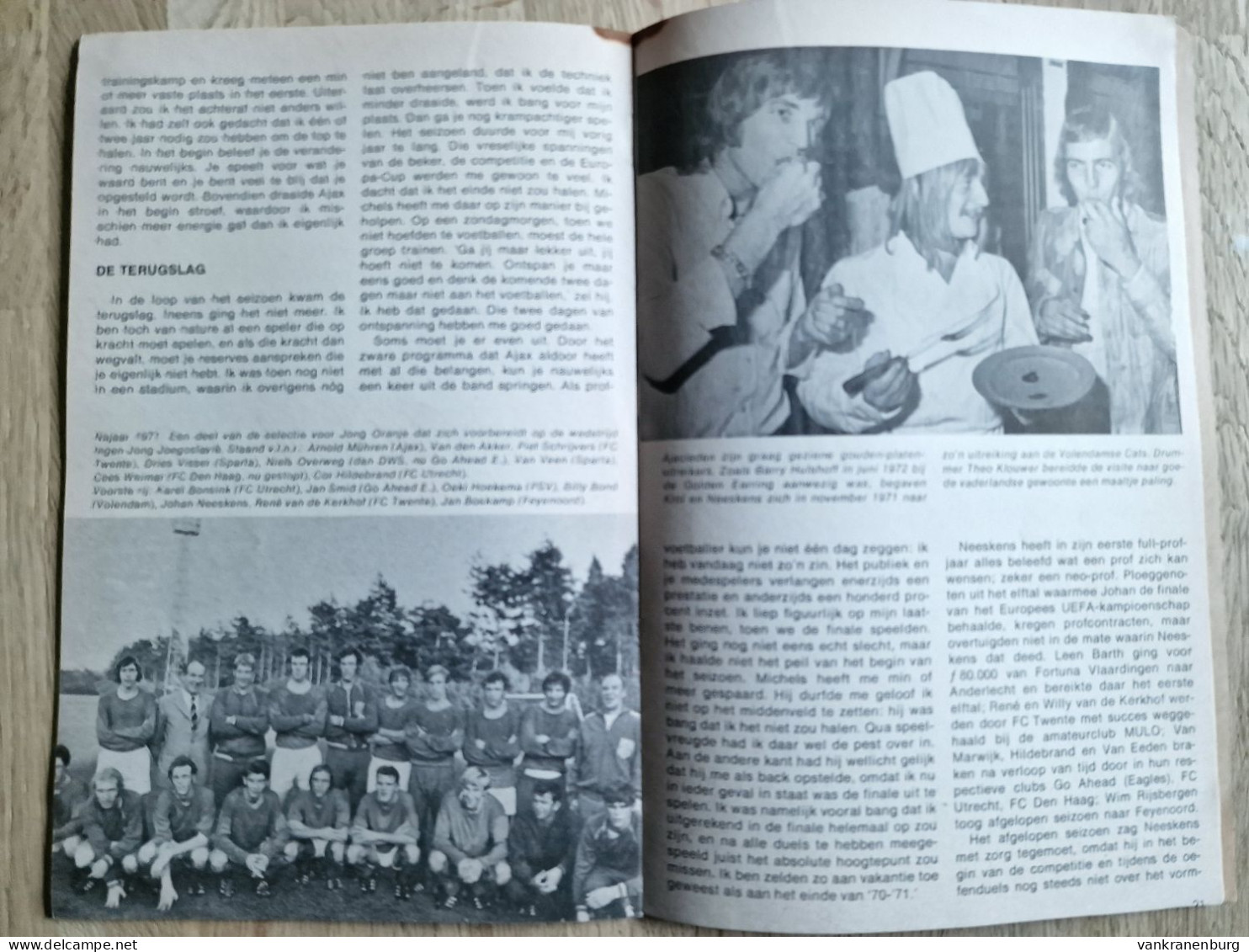 Magazine Sportsterren 8 - Johan Neeskens - Ajax - 1972 - Football Fussball Soccer Voetbal - FC Barcelona New York Cosmos - Books