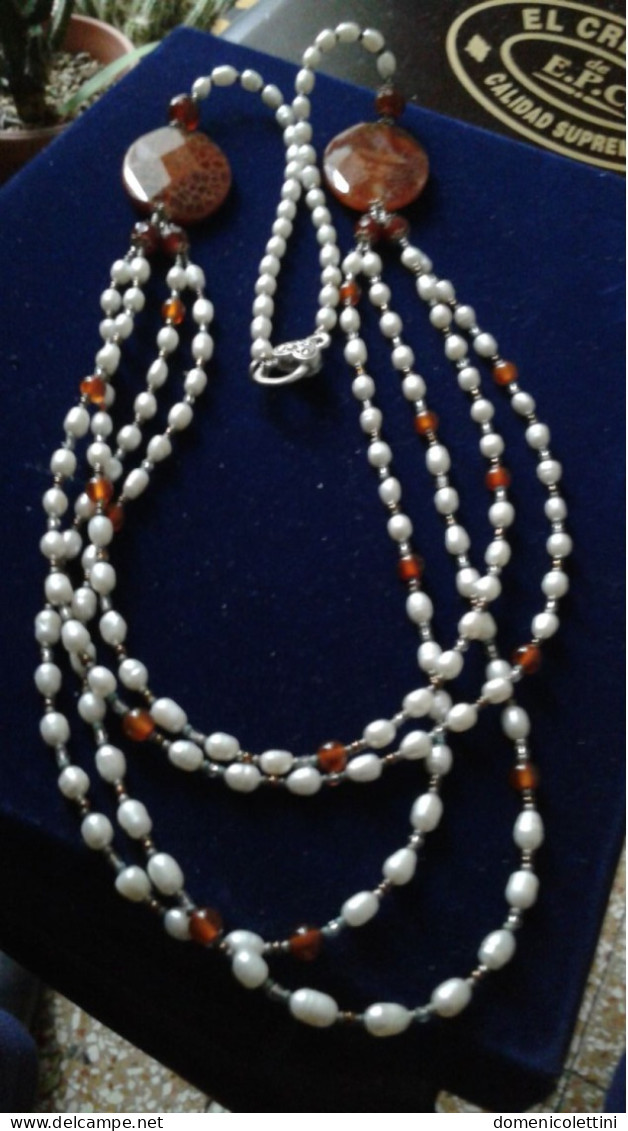 Collana Di Perle Di Fiume - Necklaces/Chains