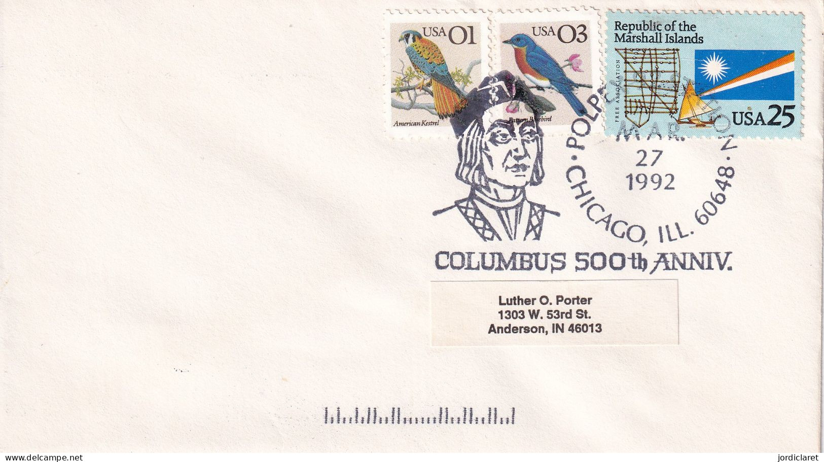 POSMARKET 1992   USA - Cristoforo Colombo