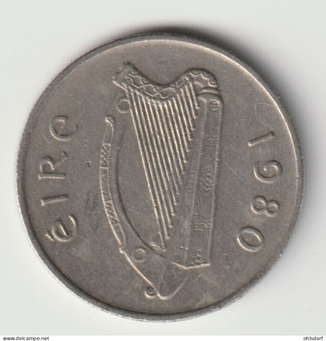 IRELAND 1980: 5 Pence, KM 22 - Irlande