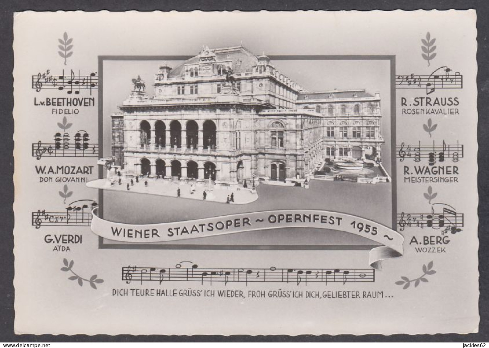 124956/ WIEN, Staatsoper, Opernfest 1955 - Ringstrasse