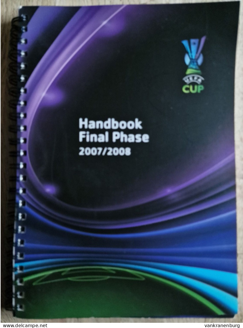 Programme Handbook Final Phase - 2007/2008 - UEFA CUP - Programm - Football - Rangers FC FC Zenit St. Petersburg - Bücher