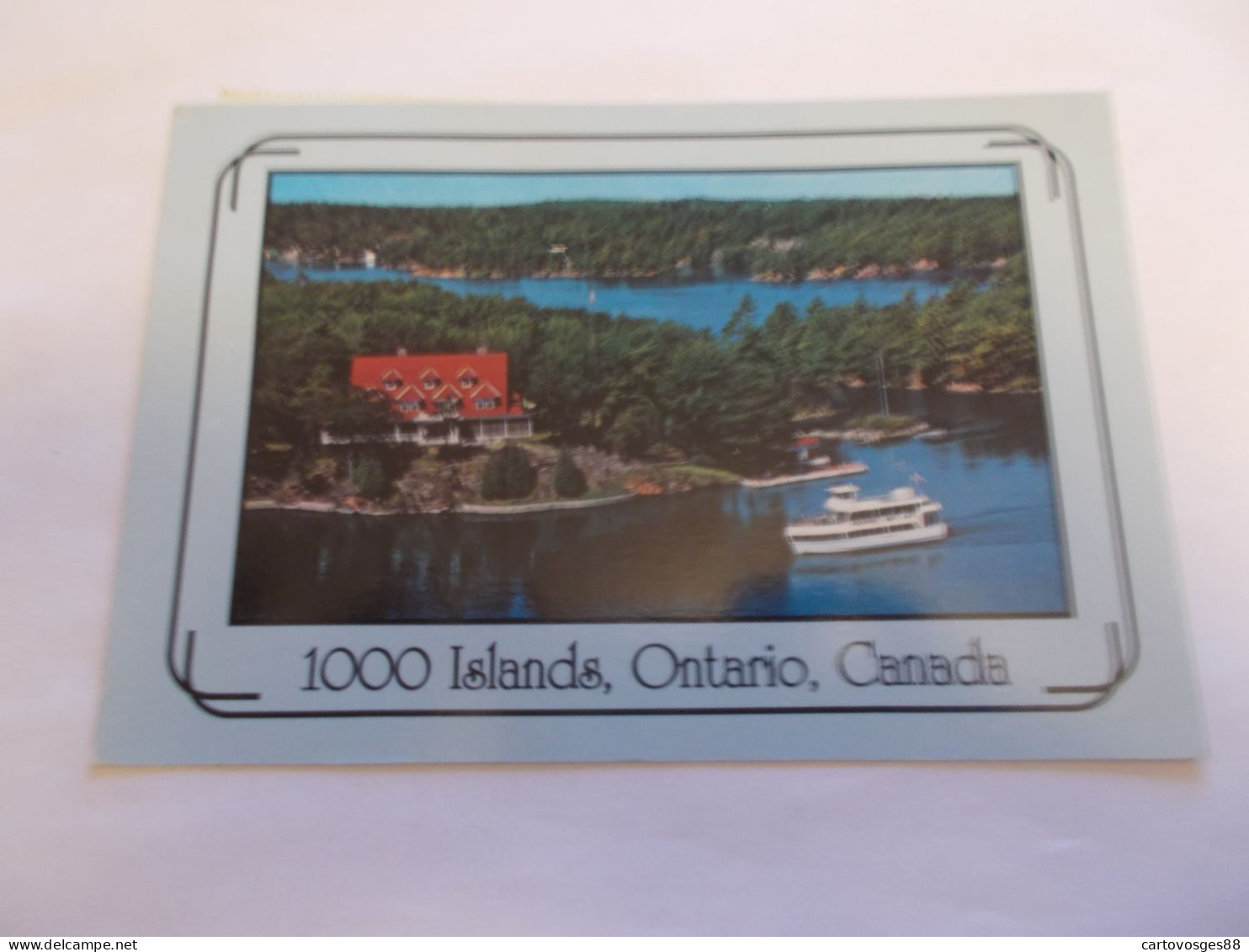 1000 ISLANDS ONTARIO CANADA ONE OF THE MANY INTERESTING SIGHTS TO BE SEEN AMONG BEAU TIMBRE - Thousand Islands