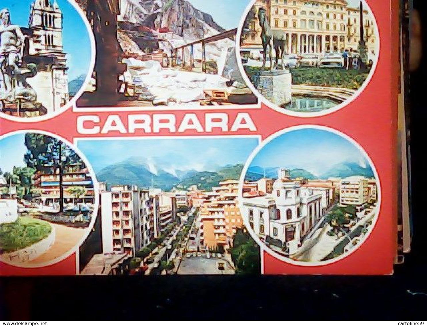 23 CARD  CARRARA E MARINA DI CARRARA  VARIE VEDUTE  VBN1965< JQ4392 - Carrara