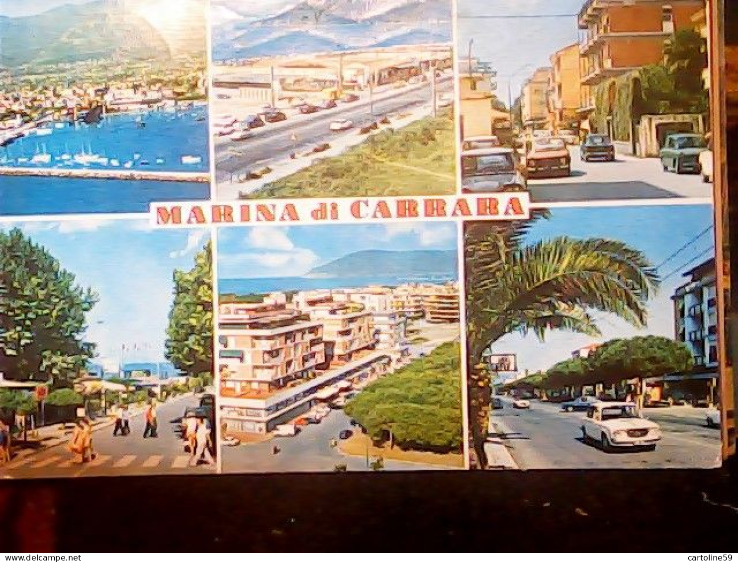 23 CARD  CARRARA E MARINA DI CARRARA  VARIE VEDUTE  VBN1965< JQ4392