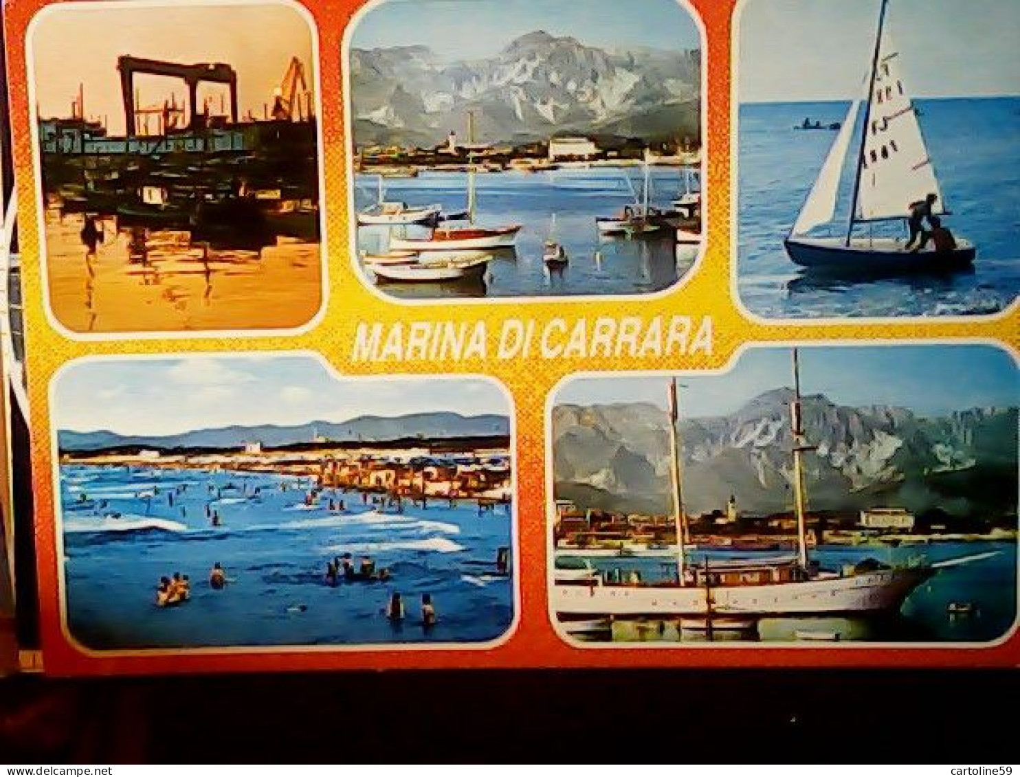 23 CARD  CARRARA E MARINA DI CARRARA  VARIE VEDUTE  VBN1965< JQ4392