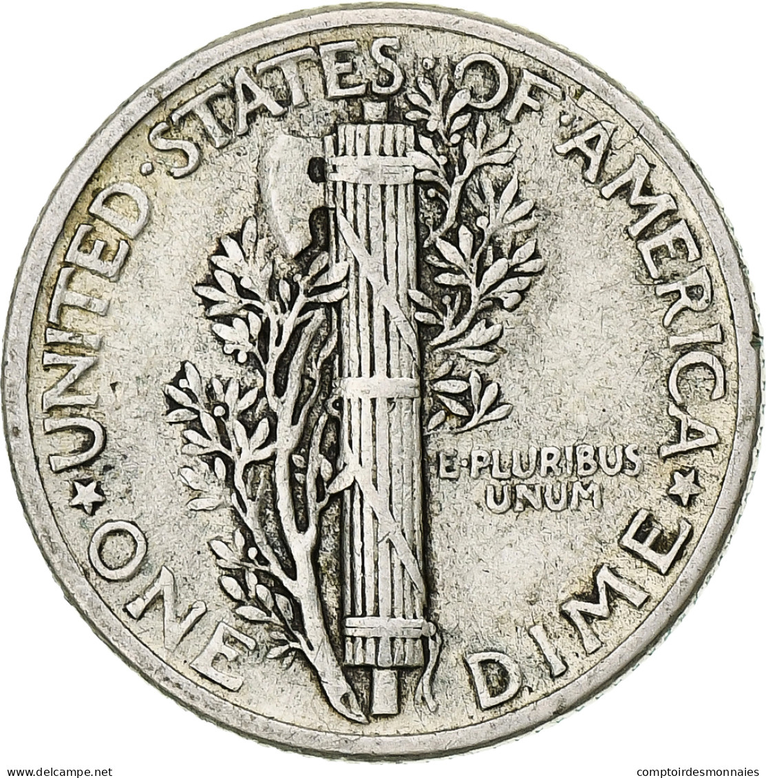 Monnaie, États-Unis, Mercury Dime, Dime, 1941, U.S. Mint, Philadelphie, TTB - 1916-1945: Mercury (Mercure)