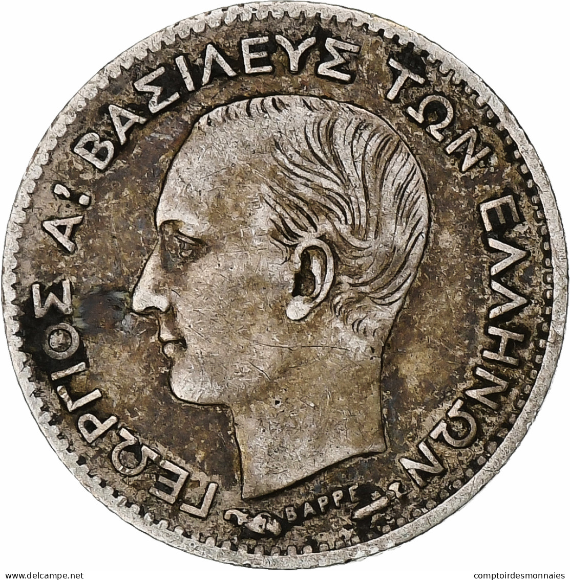 Monnaie, Grèce, George I, 20 Lepta, 1883, Paris, TTB, Argent, KM:44 - Grèce