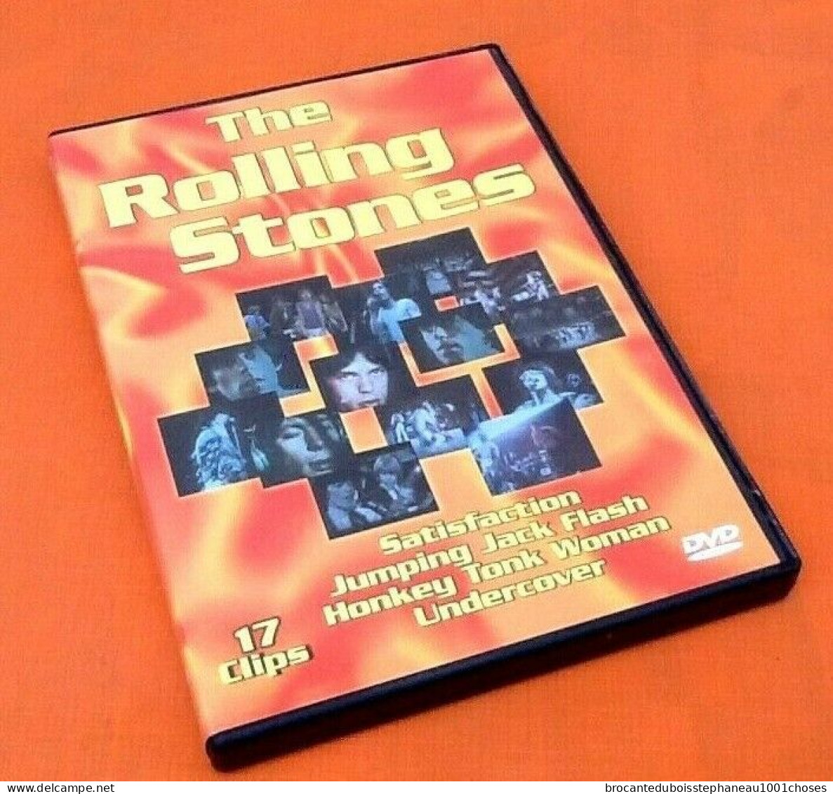 DVD  The Rolling Stones   (2005)   17 Clips De 1963 à 1983  Gema - Muziek DVD's