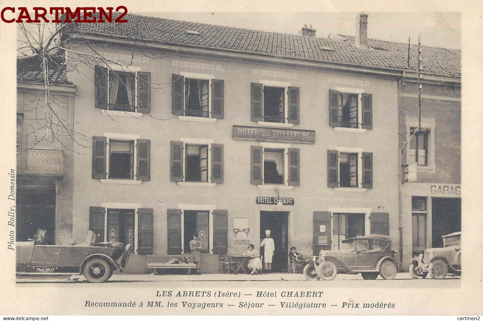 LES ABRETS HOTEL CHABERT AUTOMOBILE 38 ISERE - Les Abrets