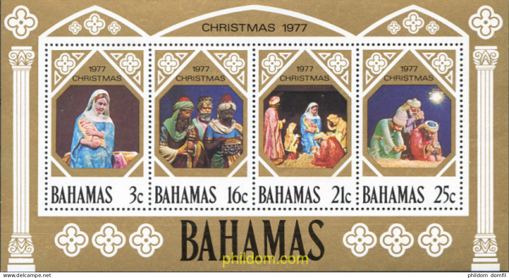 232668 MNH BAHAMAS 1977 NAVIDAD - Bahamas (1973-...)