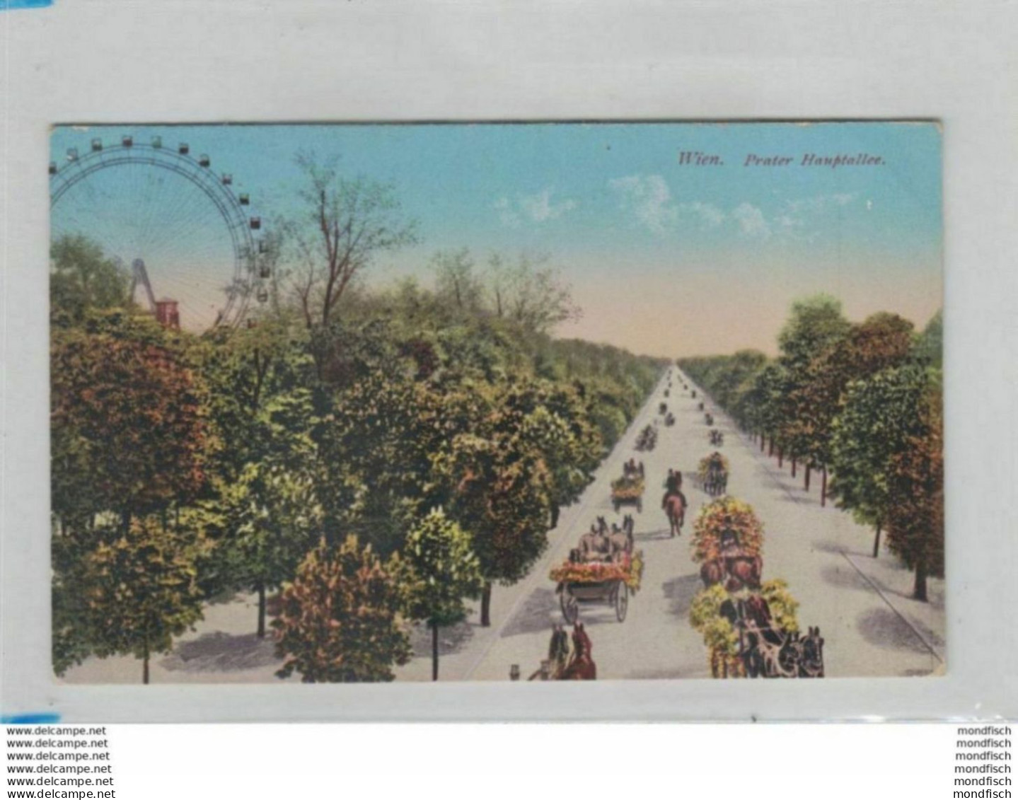 Wien - Prater Hauptallee 1915 - Prater