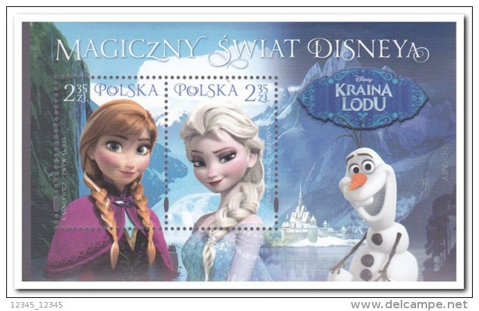 Polen 2015, Postfris MNH, Disney - Ongebruikt