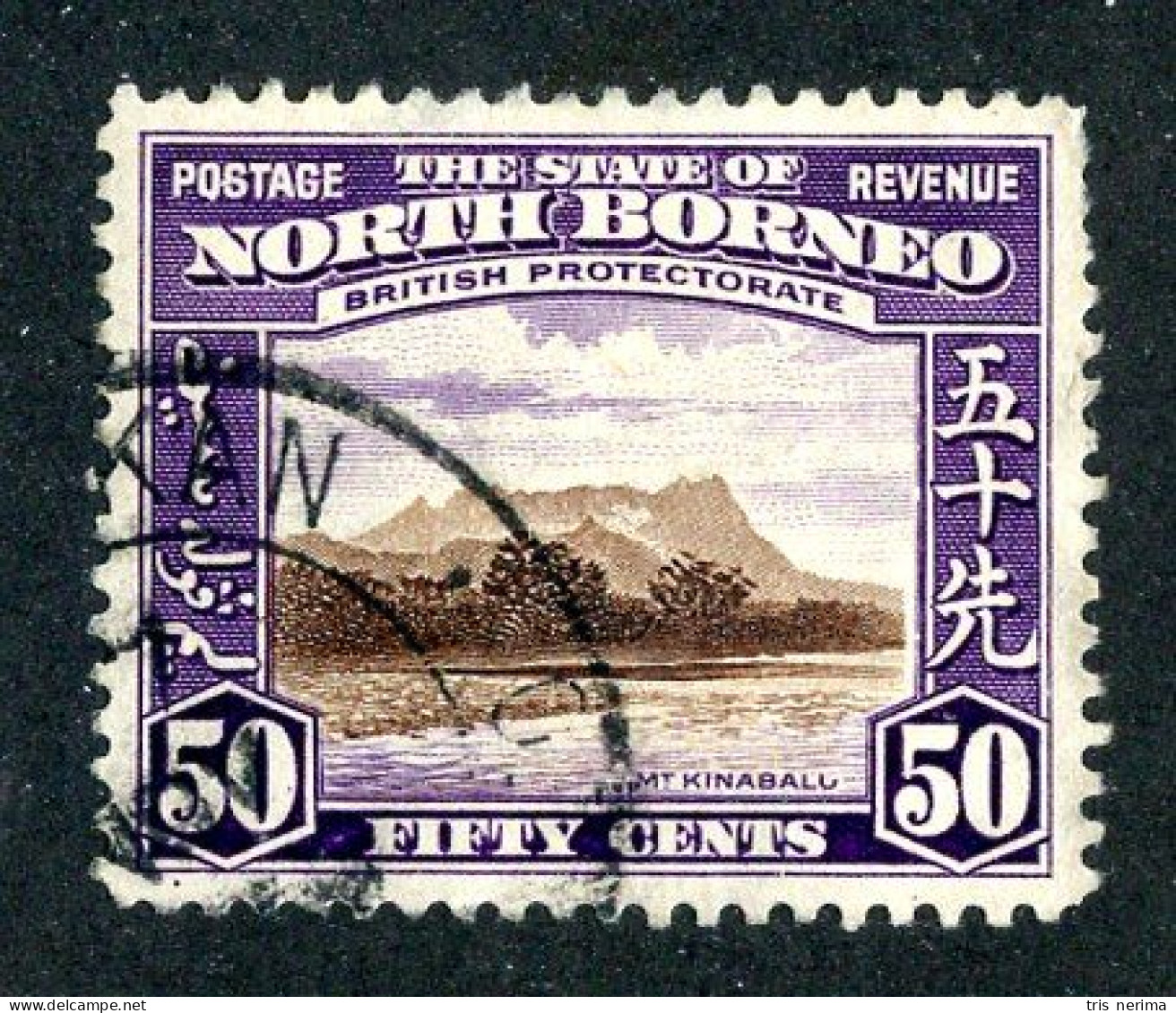 585 BCXX 1939 Scott # 204 Used (offers Welcome) - Noord Borneo (...-1963)