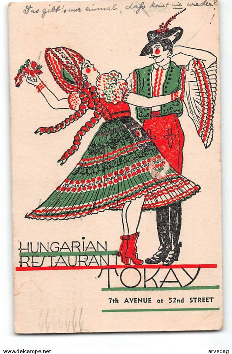 16091  HUNGARIAN RESTAURANT TOKAY NEW YORK - Hotels & Restaurants