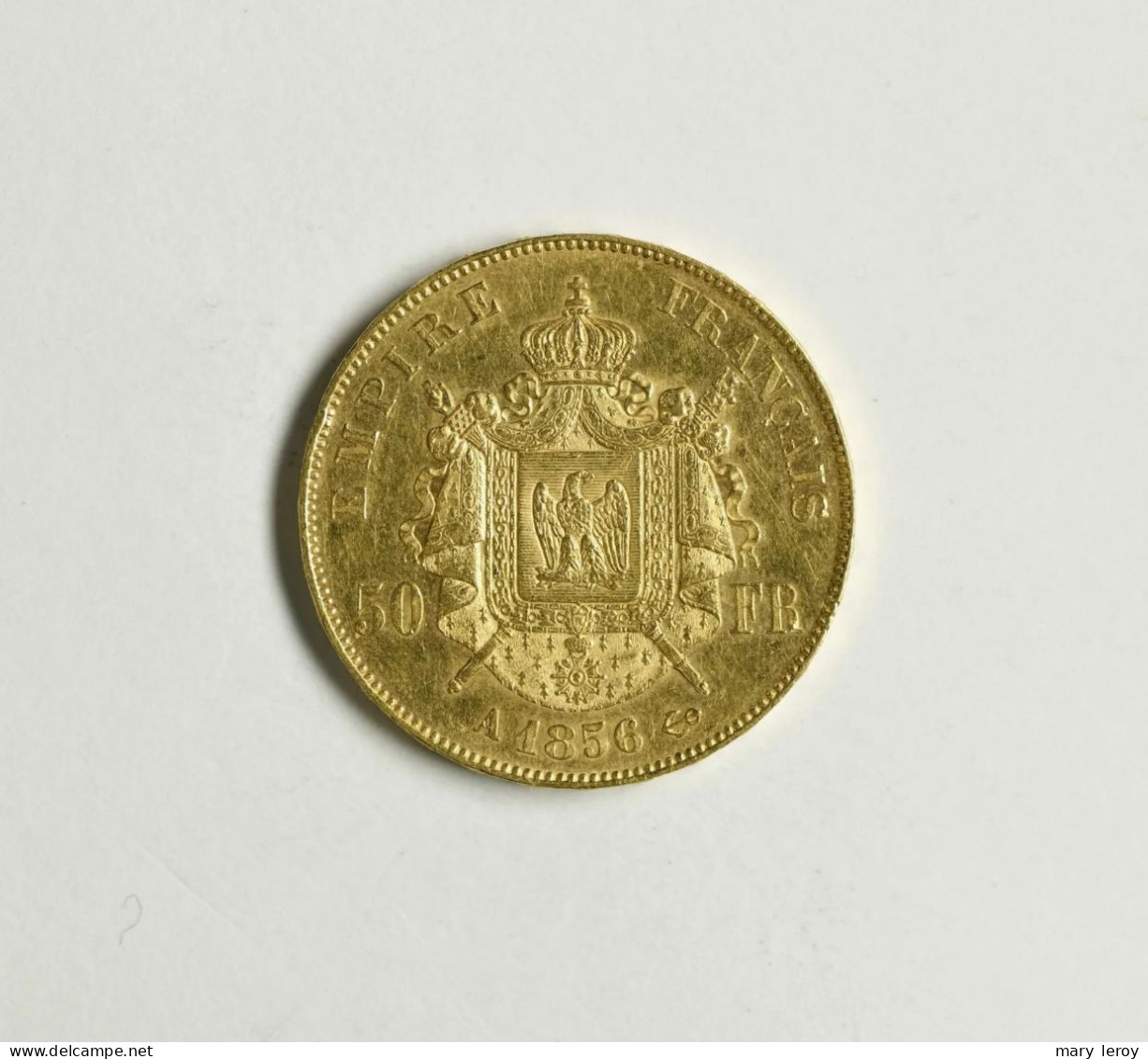 Superbe & Rare Pièce De 50 Francs Napoléon Paris 1856 G. 1111 - 50 Francs (gold)