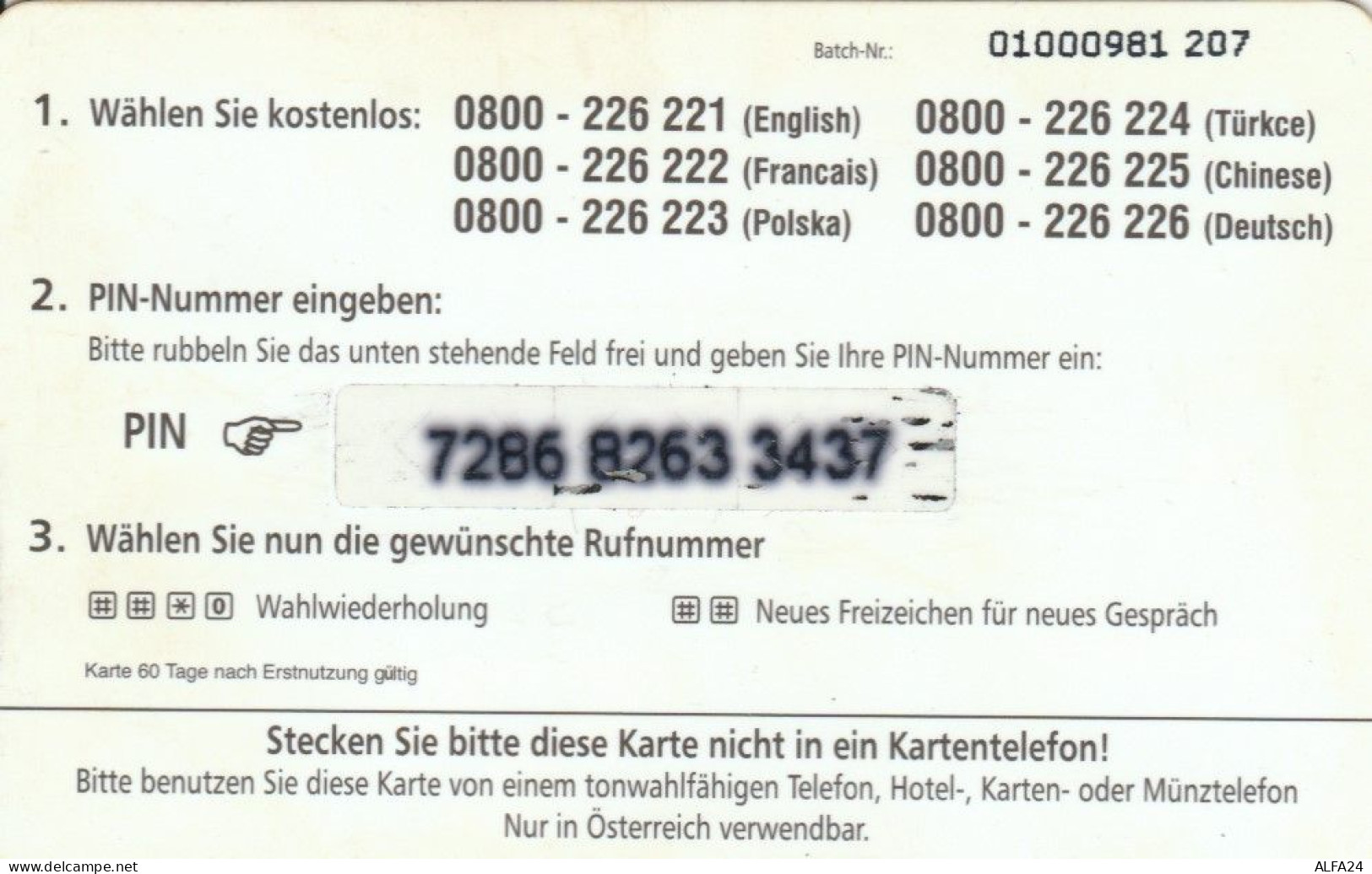 PREPAID PHONE CARD GERMANIA  (PM679 - [2] Prepaid