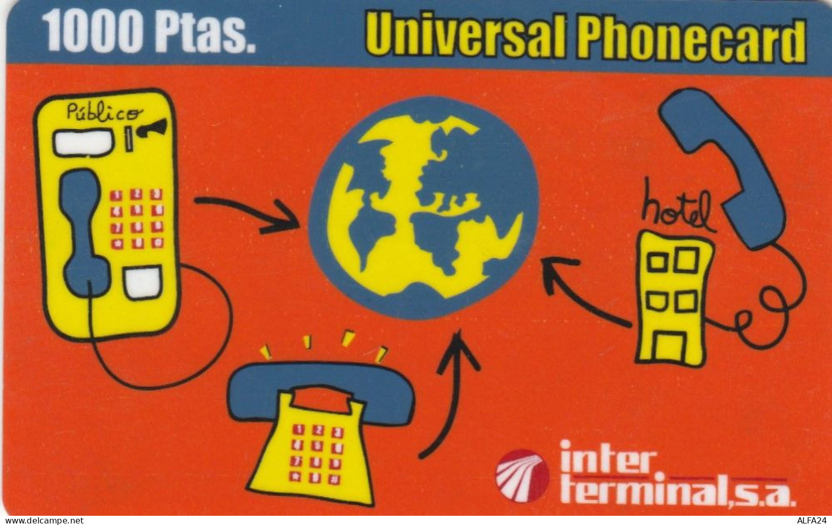 PREPAID PHONE CARD SPAGNA  (PM646 - Other & Unclassified