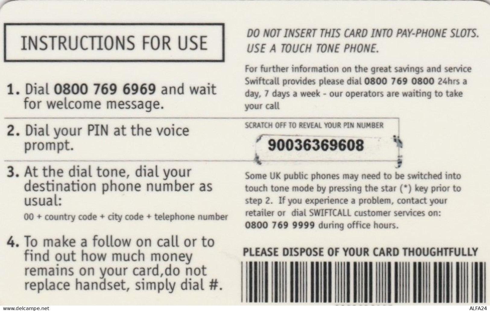 PREPAID PHONE CARD REGNO UNITO  (PM136 - Sonstige & Ohne Zuordnung