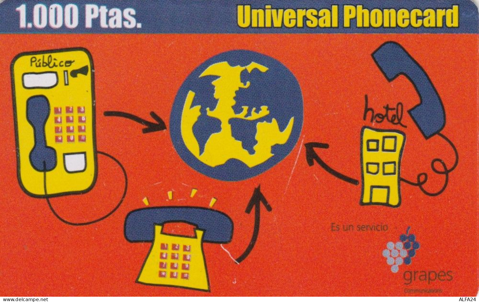 PREPAID PHONE CARD SPAGNA  (PM2240 - Other & Unclassified