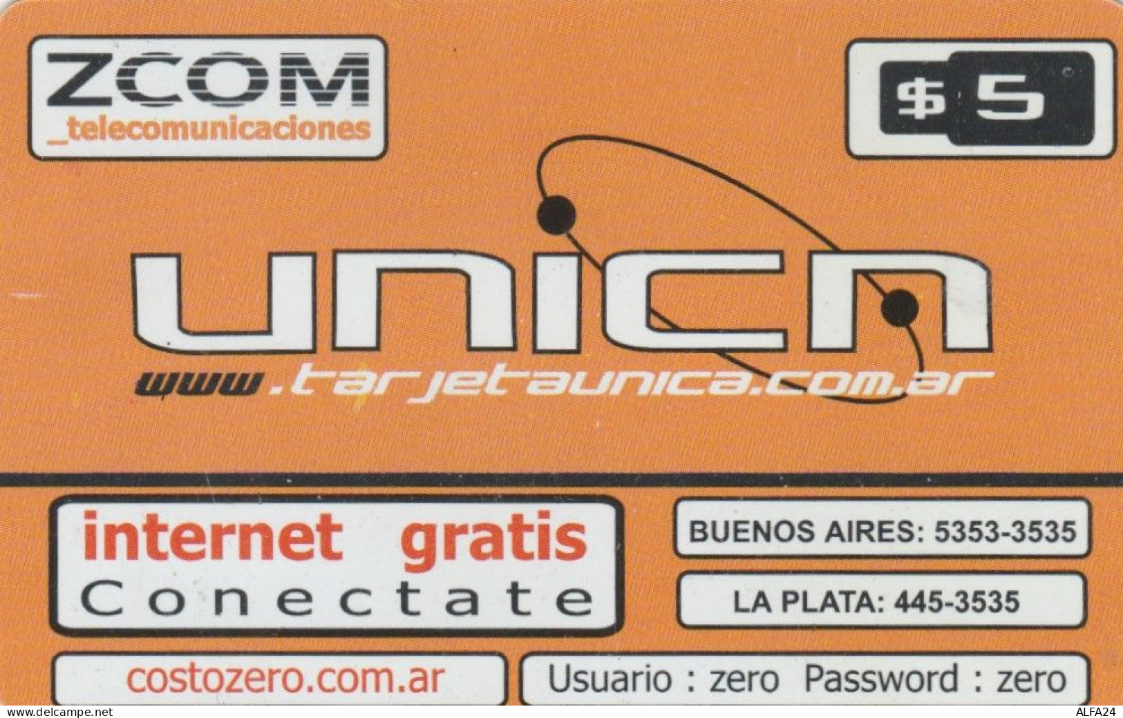 PREPAID PHONE CARD ARGENTINA  (PM1776 - Argentina